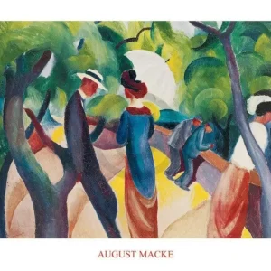 Retour Gratuit Kunstdruk August Macke - Promenade 80x60cm