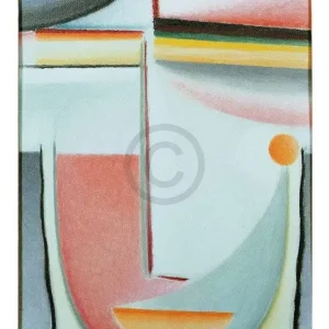 Vente Flash Kunstdruk Alexej Jawlensky - Symphony in Rose 60x80cm
