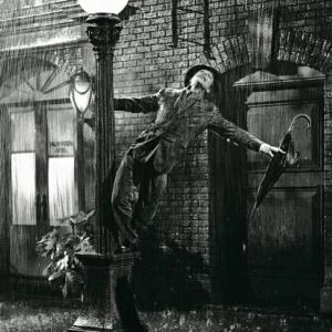 Commander Vite Kunstdruk Liby - Gene Kelly singing in the Rain 50x70cm
