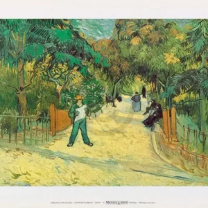 Certifié Kunstdruk Vincent Van Gogh - Giardini Publici 30x24cm