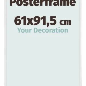 Posterlijst 61x91,5cm Wit Hoogglans Kunststof Paris Prix Choc
