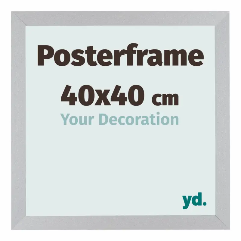 Posterlijst 40x40cm Zilver Mat MDF Parma Offre Exclusive