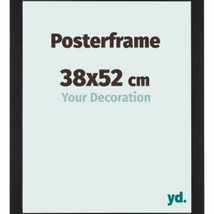 Nouveauté Posterlijst 38x52cm Zwart Mat MDF Parma