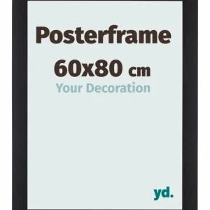 Posterlijst 60x80cm Zwart Mat MDF Parma Prix Bas