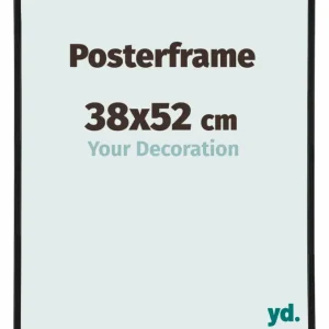 Posterlijst 38x52cm Zwart Mat Kunststof Paris Meilleur Prix
