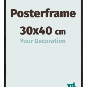 Usine Directe Posterlijst 30x40cm Zwart Mat Kunststof Paris