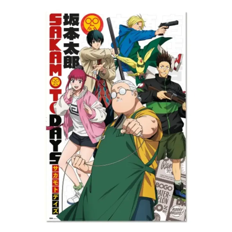 Prix Choc Poster Sakamoto Days - 2 61x91,5cm