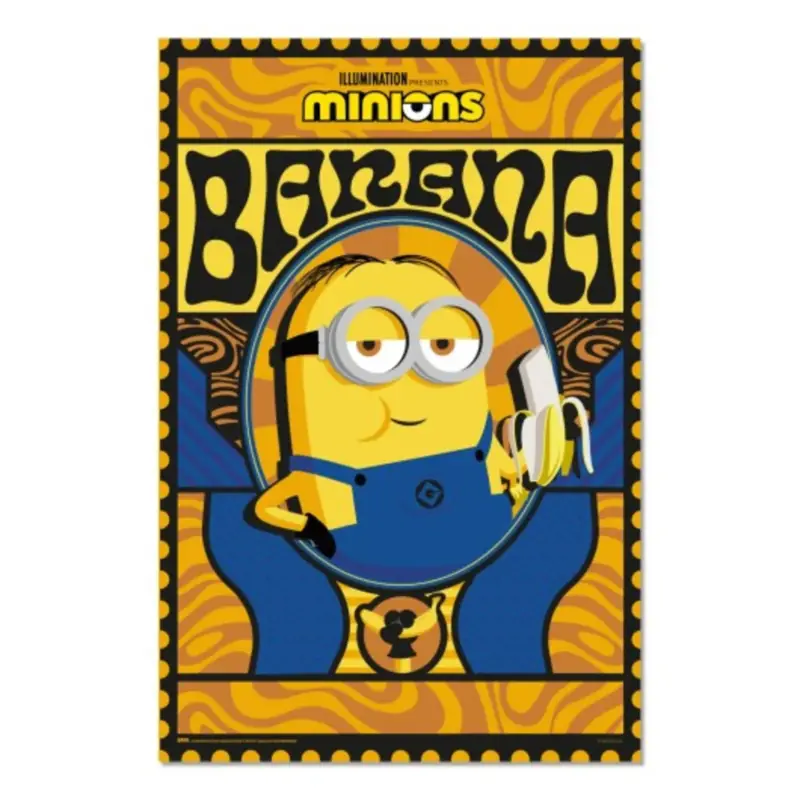 Commander Vite Poster Minions - Banana 61x91,5cm