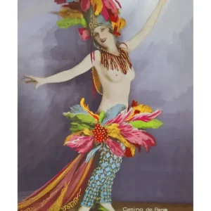 Retour Gratuit Kunstdruk - Casino de Paris Mlle Florisse 30x40cm