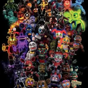 Commander Vite Poster Five Nights at Freddies - Collage 61x91,5cm