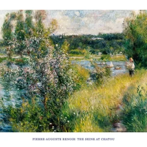 Commander Vite Kunstdruk Auguste Renoir - The Seine at Chatou 80x60cm
