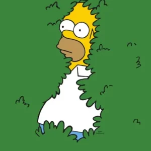 Dernier Modèle Poster The Simpsons - Homer Bush 61x91,5cm