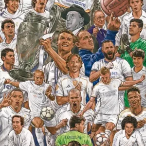 Satisfait Ou Remboursé Poster Real Madrid - Legends 61x91,5cm
