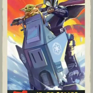 Satisfait Ou Remboursé Poster The Mandalorian and Grogu - AT-RT Escape 61x91,5cm